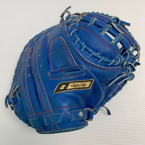エスエスケイ SSK スーパーソフト 軟式 大人 一般 キャッチャーミット 捕手 グローブ グラブ 右投げ SSM044 中古品 野球 6437