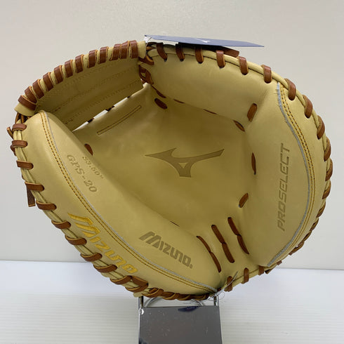 ミズノ MIZUNO プロセレクト 硬式 大人 一般 キャッチャーミット 捕手 グローブ グラブ 右投げ GPS-20 タグ付き 野球 6707