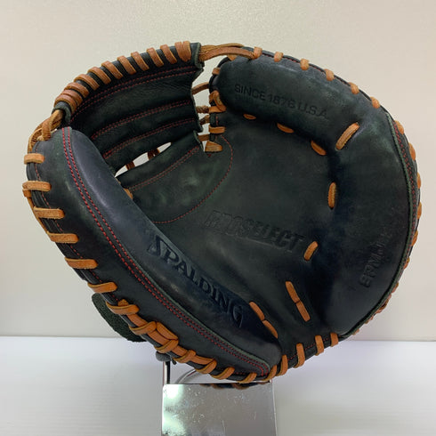 スポルディング SPALDING SPMJ-2 少年軟式 子ども キャッチャーミット 捕手 グローブ グラブ 右投げ 中古品 野球 8994