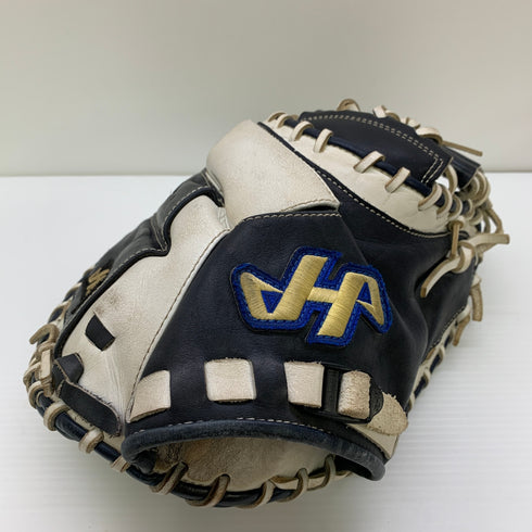 ハタケヤマ HATAKEYAMA 硬式 大人 一般 キャッチャーミット 捕手 グローブ グラブ 右投げ 中古品 野球 9743
