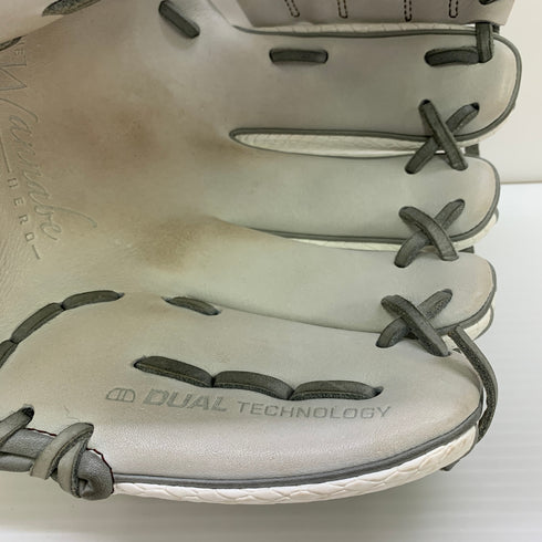 ウィルソン Wilson Wannabe Hero DUAL スネークスキン 軟式 大人 一般 内野手用 グローブ グラブ 右投げ 中古品 野球 1368