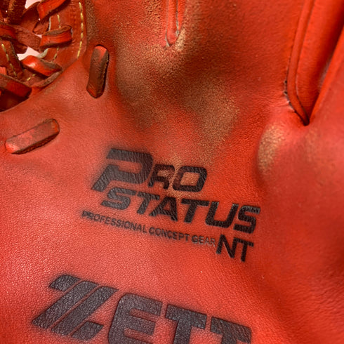 ゼット ZETT プロステイタス PROSTATUS BPGA11820 硬式 大人 一般 内野手用 グローブ グラブ 右投げ 中古品 野球 9088