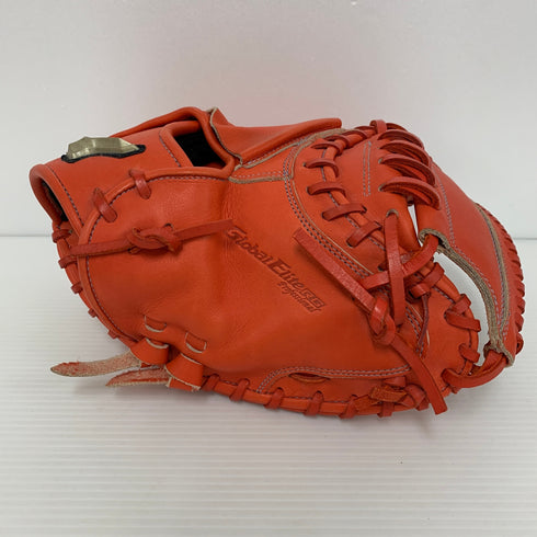 ミズノ MIZUNO グローバルエリート 少年軟式 子ども キャッチャーミット 捕手 グローブ グラブ 右投げ 1AJCY20100 中古品 野球 6861