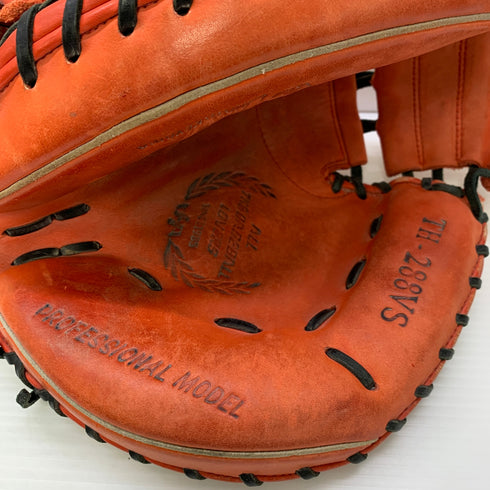ハタケヤマ HATAKEYAMA 軟式 大人 一般 キャッチャーミット 捕手 グローブ グラブ 右投げ TH-288VS 中古品 野球 7182