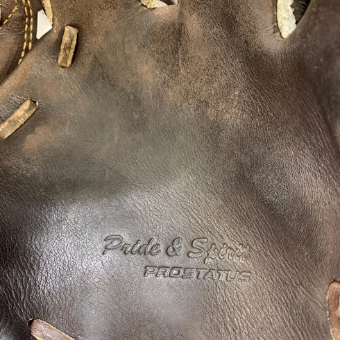 ゼット ZETT プロステイタス 硬式 大人 一般 内野手用 グローブ グラブ 右投げ BPROG566 中古品 グローブ袋付き 野球 6251