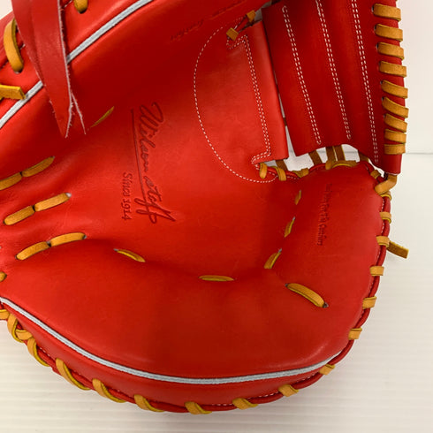 ウィルソン Wilson ウィルソンスタッフ 硬式 大人 一般 キャッチャーミット 捕手 グローブ グラブ 右投げ WBW101706 タグ付き グローブ袋付き 野球 6211