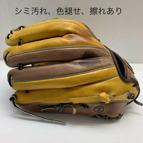 ゼット ZETT プロステイタス 硬式 大人 一般 内野手用 グローブ グラブ 右投げ BPG-PRO 中古品 グローブ袋付き 野球 6888