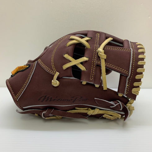 ミズノ MIZUNO ミズノプロ mizunopro HAGAJAPAN 1AJGH33203 硬式 大人 一般 内野手用 グローブ グラブ 右投げ 中古品 グローブ袋付き 野球 8445