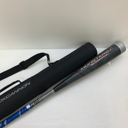 ゼット ZETT ブラックキャノン 軟式 大人 一般 FRP製バット BCT31383 ケース付き 野球 7439