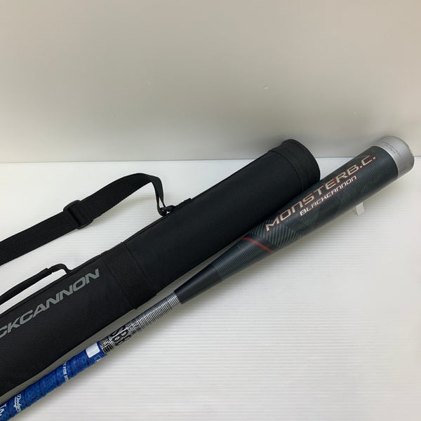 ゼット ZETT ブラックキャノン 軟式 大人 一般 FRP製バット BCT31383 ケース付き 野球 7439