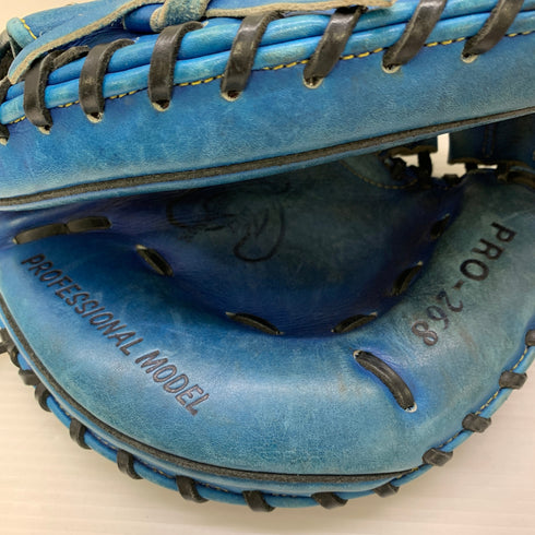 ハタケヤマ HATAKEYAMA 軟式 大人 一般 キャッチャーミット 捕手 グローブ グラブ 右投げ PRO-268 中古品 野球 7683