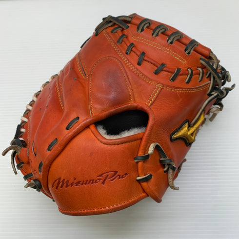 ミズノ MIZUNO ミズノプロ 軟式 大人 一般 キャッチャーミット 捕手 グローブ グラブ 右投げ 1AJCR27220 中古品 野球 7159