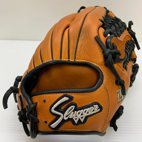 久保田スラッガー KUBOTA SLUGGER 軟式 大人 一般 内野手用 グローブ グラブ 右投げ オーダー 中古品 野球 8639