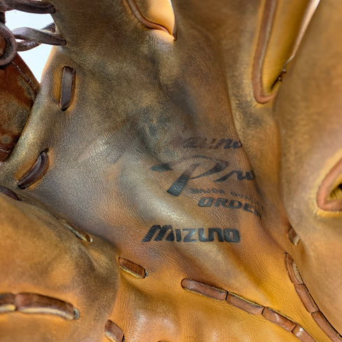 ミズノ MIZUNO ミズノプロ mizunopro HAGA製 硬式 大人 一般 外野手用 グローブ グラブ 右投げ 中古品 野球 1156
