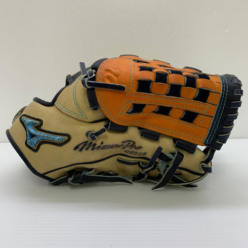 ミズノ MIZUNO ミズノプロ mizunopro 軟式 大人 一般 内野手用 グローブ グラブ 右投げ オーダー 中古品 野球 8551