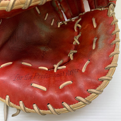 久保田スラッガー KUBOTA SLUGGER 硬式 大人 一般 キャッチャーミット 捕手 グローブ グラブ 右投げ オーダー 中古品 野球 8909