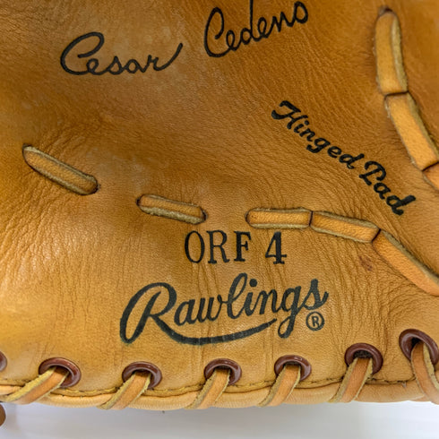 ローリングス Rawlings ORF4 ヴィンテージ 硬式 大人 一般 外野手用 グローブ グラブ 右投げ 中古品 野球 1324