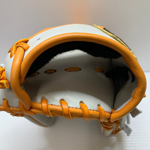中古品 ゼット ZETT プロステイタス オーダー 軟式 内野手用グローブ BRGPRO 刺繍入り 4255