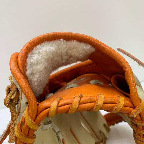 MUJI GLOVE 硬式 大人 一般 内野手用 グローブ グラブ 右投げ 中古品 野球 7688
