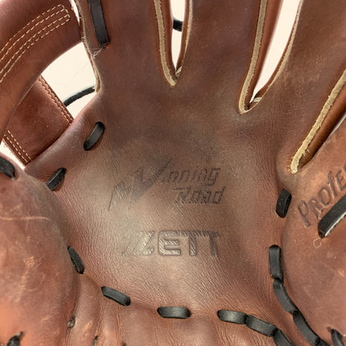 ゼット ZETT ウイニングロード BRGB33110 軟式 大人 一般 内野手用 グローブ グラブ 右投げ 中古品 野球 8671