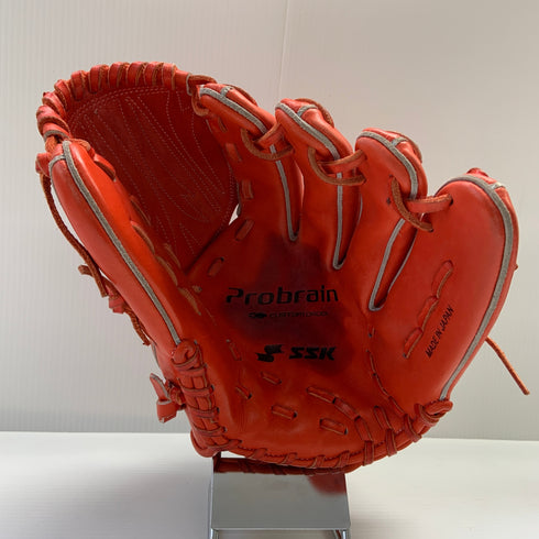 エスエスケイ SSK プロブレイン 硬式 大人 一般 投手用 グローブ ピッチャー グラブ 右投げ オーダー 中古品 野球 1292