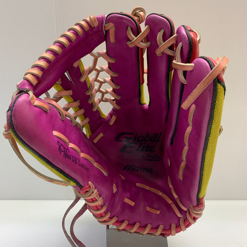 ミズノ MIZUNO グローバルエリート オーダー 軟式 大人 一般 外野手用 グローブ グラブ 右投げ 中古品 野球 7237