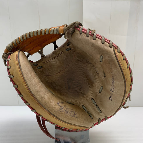 久保田スラッガー KUBOTA SLUGGER 軟式 大人 一般 キャッチャーミット 捕手 グローブ グラブ 右投げ 中古品 野球 5853