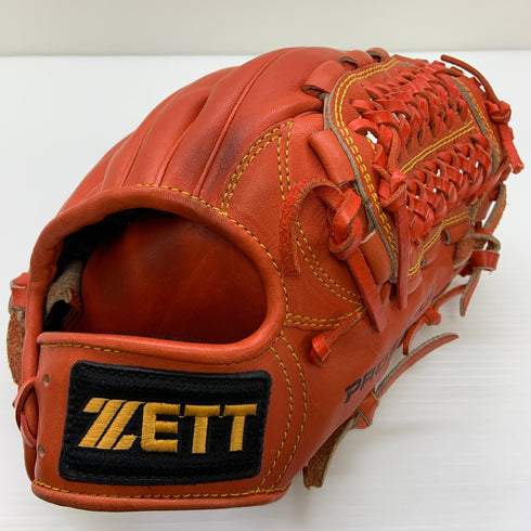 ゼット ZETT プロステイタス PROSTATUS BPGA11820 硬式 大人 一般 内野手用 グローブ グラブ 右投げ 中古品 野球 9088