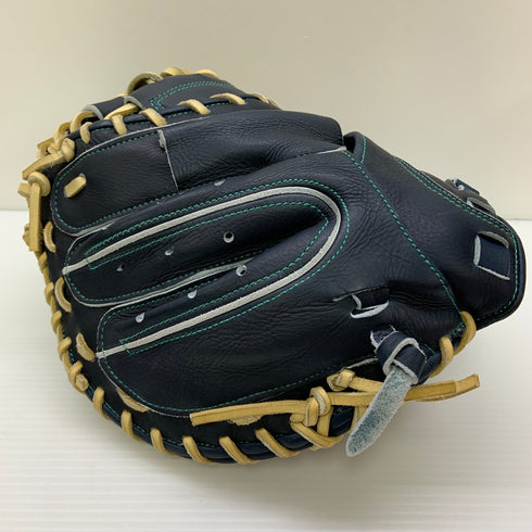 ハタケヤマ HATAKEYAMA 心 WN-25M9 軟式 大人 一般 キャッチャーミット 捕手 グローブ グラブ 右投げ 中古品 グローブ袋付き 野球 9076
