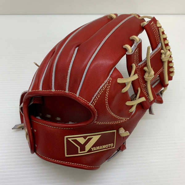 YGS 山本グラブスタジオ 硬式 大人 一般 内野手用 グローブ グラブ 右投げ H6 中古品 グローブ袋付き 野球 7707