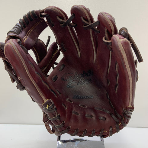 ミズノ MIZUNO グローバルエリート 軟式 大人 一般 内野手用 グローブ グラブ 右投げ 中古品 野球 6616