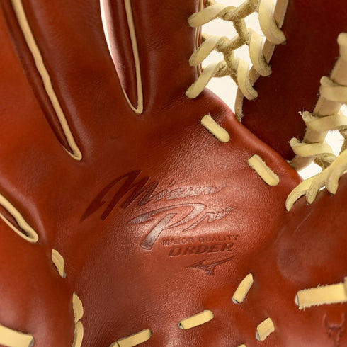ミズノ MIZUNO ミズノプロ HAGAJAPAN 硬式 大人 一般 外野手用 グローブ グラブ 左投げ オーダー 中古品 グローブ袋付き 野球 6171