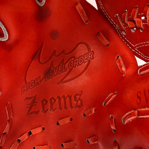 ジームス Zeems HIGHLEVELORDER 軟式 大人 一般 投手用 グローブ ピッチャー グラブ 左投げ SV-510PBN 中古品 野球 6526