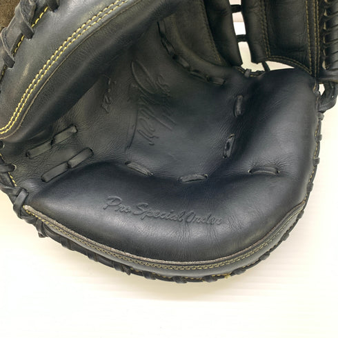 ゼット ZETT L-27 軟式 大人 一般 キャッチャーミット 捕手 グローブ グラブ 右投げ オーダー 中古品 野球 9710