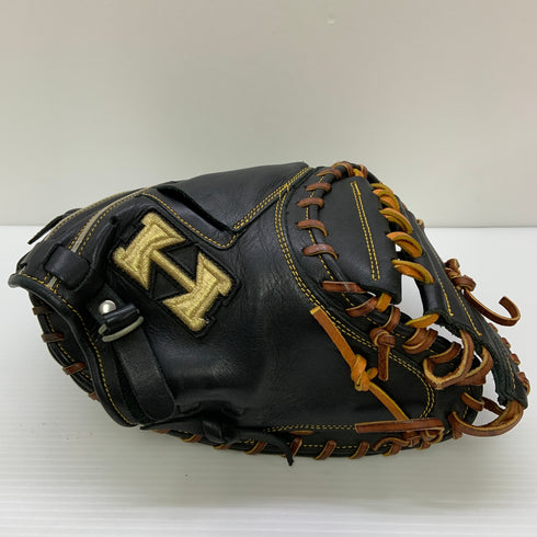 ハイゴールド HI-GOLD SCM-240 軟式 大人 一般 キャッチャーミット 捕手 グローブ グラブ 右投げ 中古品 野球 9383