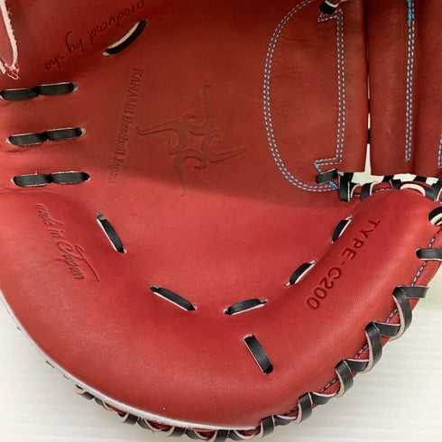カナメ 要 KANAME TYPE-C200 硬式 大人 一般 キャッチャーミット 捕手 グローブ グラブ 右投げ タグ付き 野球 1035