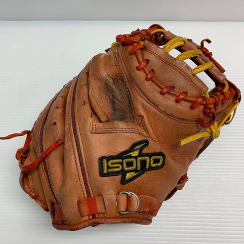 イソノ isono 硬式 大人 一般 キャッチャーミット 捕手 グローブ グラブ 右投げ 中古品 野球 6278
