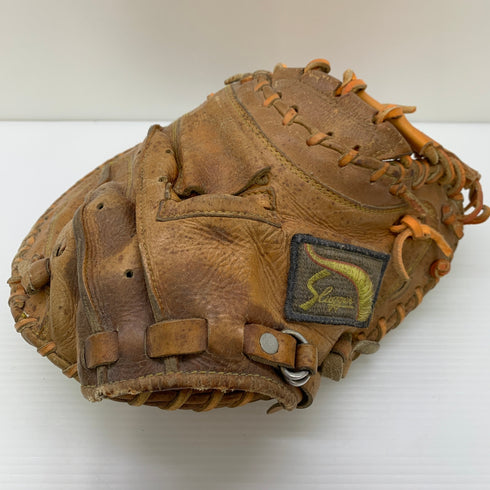 久保田スラッガー KUBOTA SLUGGER 軟式 大人 一般 キャッチャーミット 捕手 グローブ グラブ 右投げ 中古品 野球 8993
