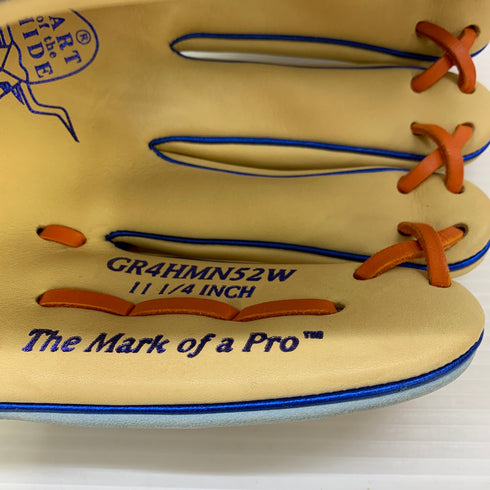 ローリングス Rawlings HOH 軟式 大人 一般 内野手用 グローブ グラブ 右投げ GR4HMN52W 中古品 野球 7199