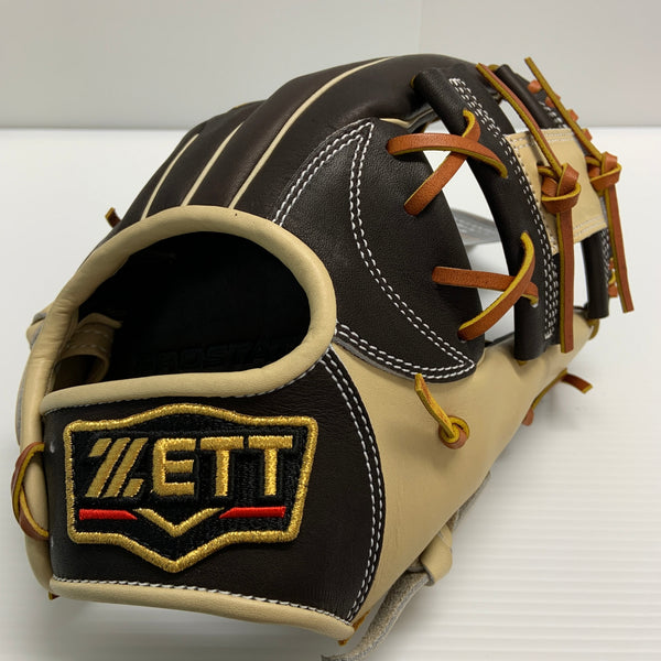 ゼット ZETT プロステイタス 軟式 大人 一般 二塁手・遊撃手用 グローブ グラブ 右投げ BRGB32576F タグ付き 野球 6771