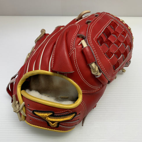 ミズノ MIZUNO ミズノプロ mizunopro 軟式 大人 一般 投手用 グローブ ピッチャー グラブ 右投げ オーダー 中古品 野球 8468