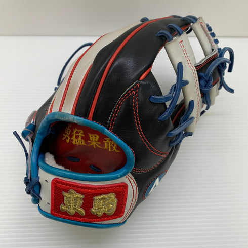 東駒 BULL TOKYO 軟式 大人 一般 内野手用 グローブ グラブ 右投げ 中古品 野球 7152
