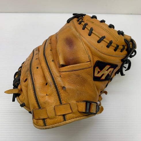 ハタケヤマ HATAKEYAMA 軟式 大人 一般 キャッチャーミット 捕手 グローブ グラブ 右投げ KDFーM2Y 中古品 野球 6186