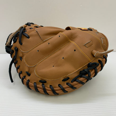 ハタケヤマ HATAKEYAMA 軟式 大人 一般 キャッチャーミット 捕手 グローブ グラブ 右投げ TH-M19WSB 中古品 野球 7080