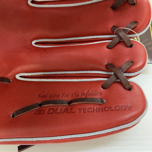 ウィルソン Wilson デュアル 硬式 大人 一般 内野手用 グローブ グラブ 右投げ 87型 WBW101067 タグ付き 野球 6620