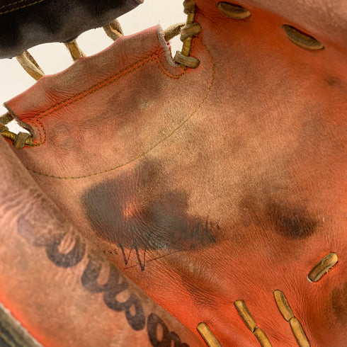 ウィルソン Wilson ワナビーヒーロー 軟式 大人 一般 キャッチャーミット 捕手 グローブ グラブ 右投げ RHPSTZ 中古品 野球 6802