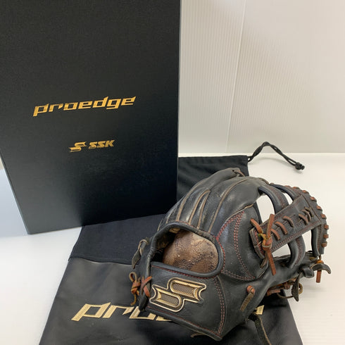 エスエスケイ SSK プロエッジ proedge PEKZ 硬式 大人 一般 内野手用 グローブ グラブ 右投げ 中古品 箱・グローブ袋付き 野球 1380