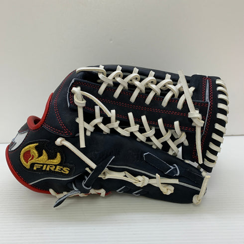 ファイヤーズ 軟式 大人 一般 外野手用 グローブ グラブ 右投げ 中古品 野球 8041