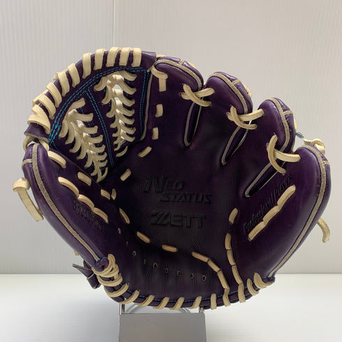 ゼット ZETT ネオステイタス BRGB31820 軟式 大人 一般 内野手用 グローブ グラブ 右投げ 中古品 野球 8470