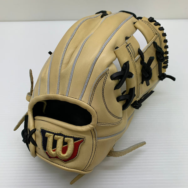 ウィルソン Wilson ベーシックラボ 軟式 大人 一般 内野手用 グローブ グラブ 右投げ 中古品 野球 8962